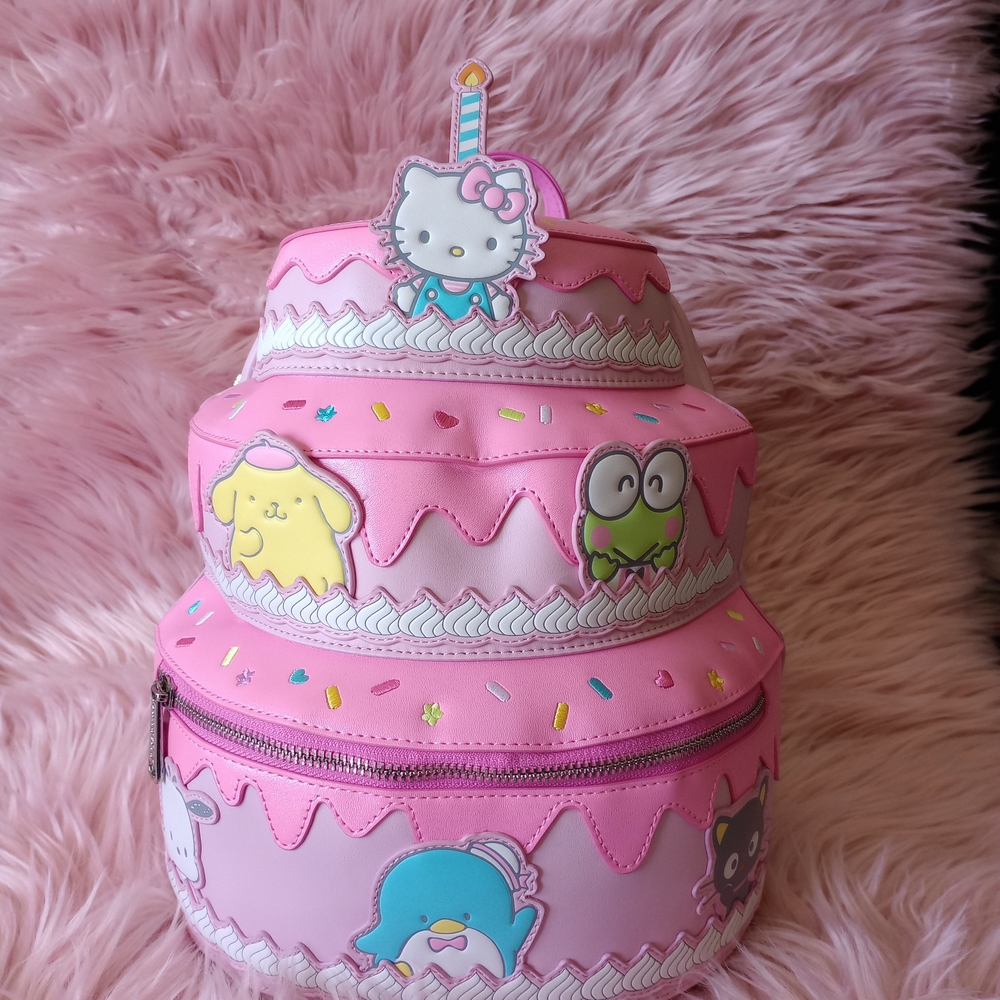 Loungefly Hello Kitty Birthday Cake Backpack - Picture 4 of 7